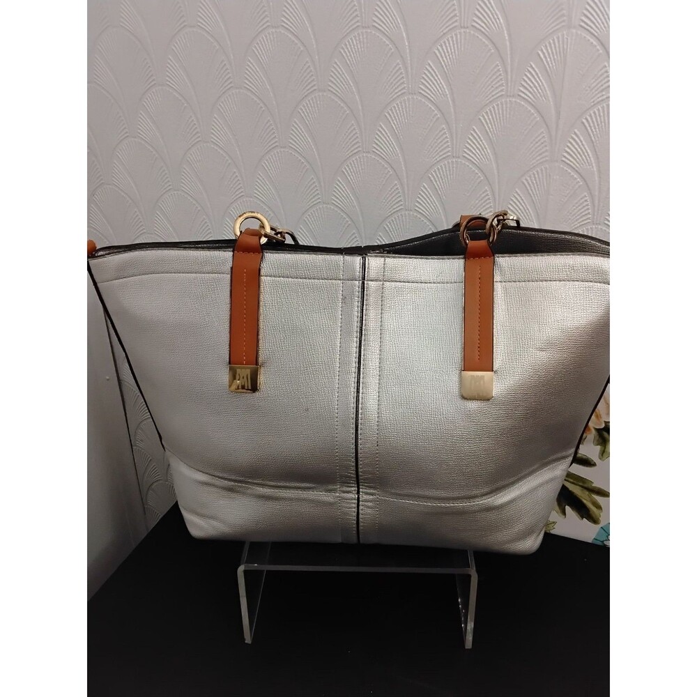 Elegant ANTONIO MELANI Black Leather Tote Bag Handbag